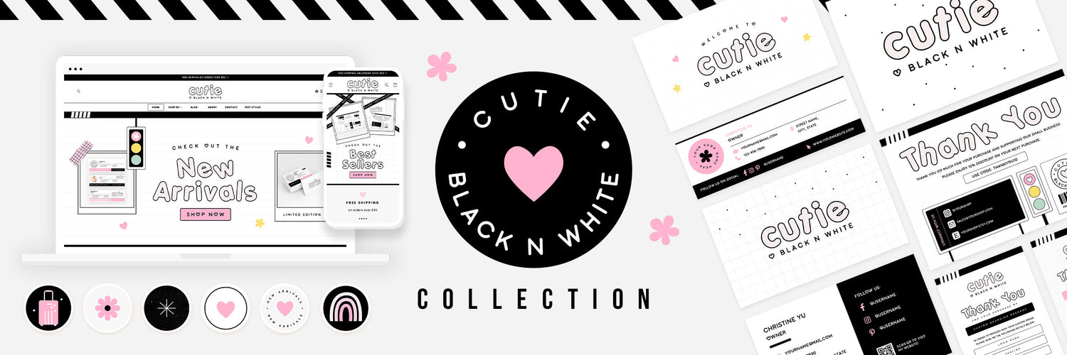 Cutie Black N White Collection