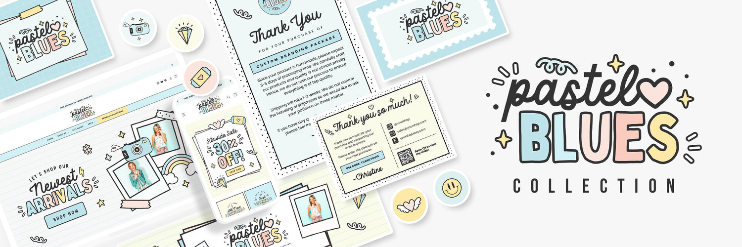 Pastel Blues Collection