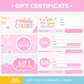 Gift Certificates