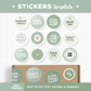 Stickers Template