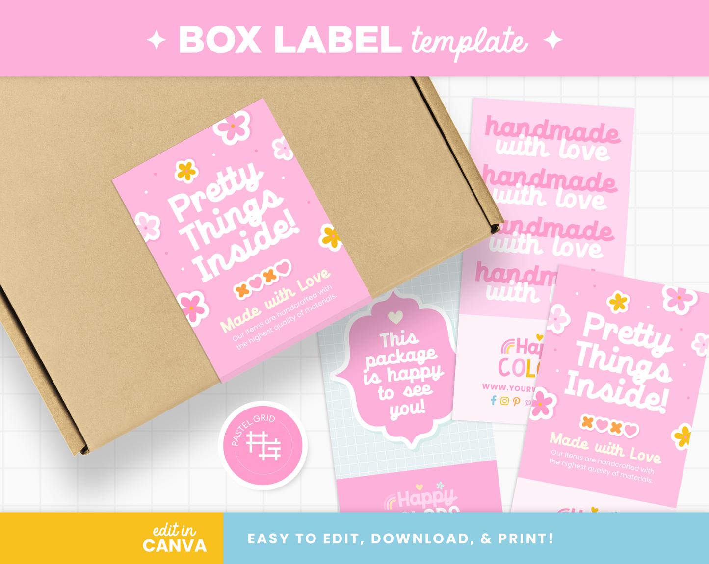 Box Label Template