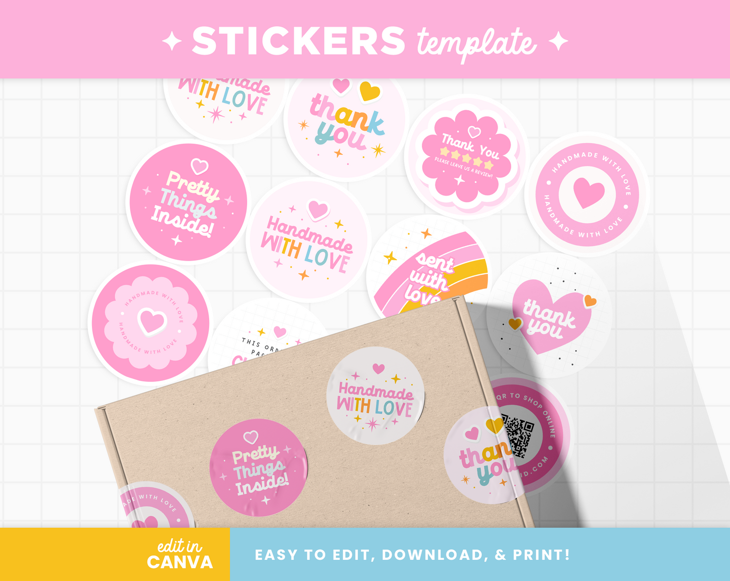 Stickers Template