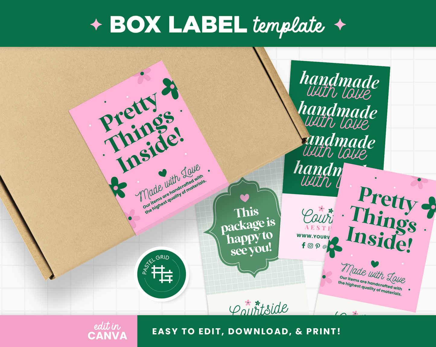 Box Label Template
