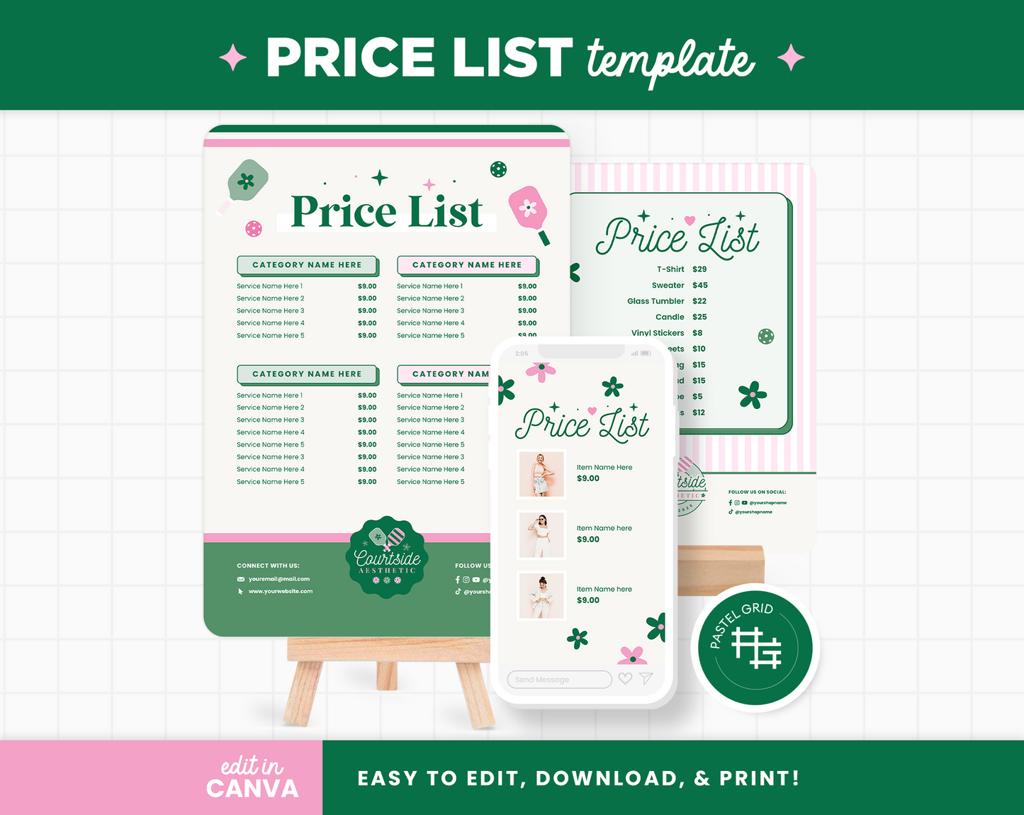 Price List Template