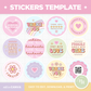 Stickers Template