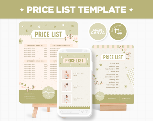 Price List Template