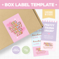 Box Label Template