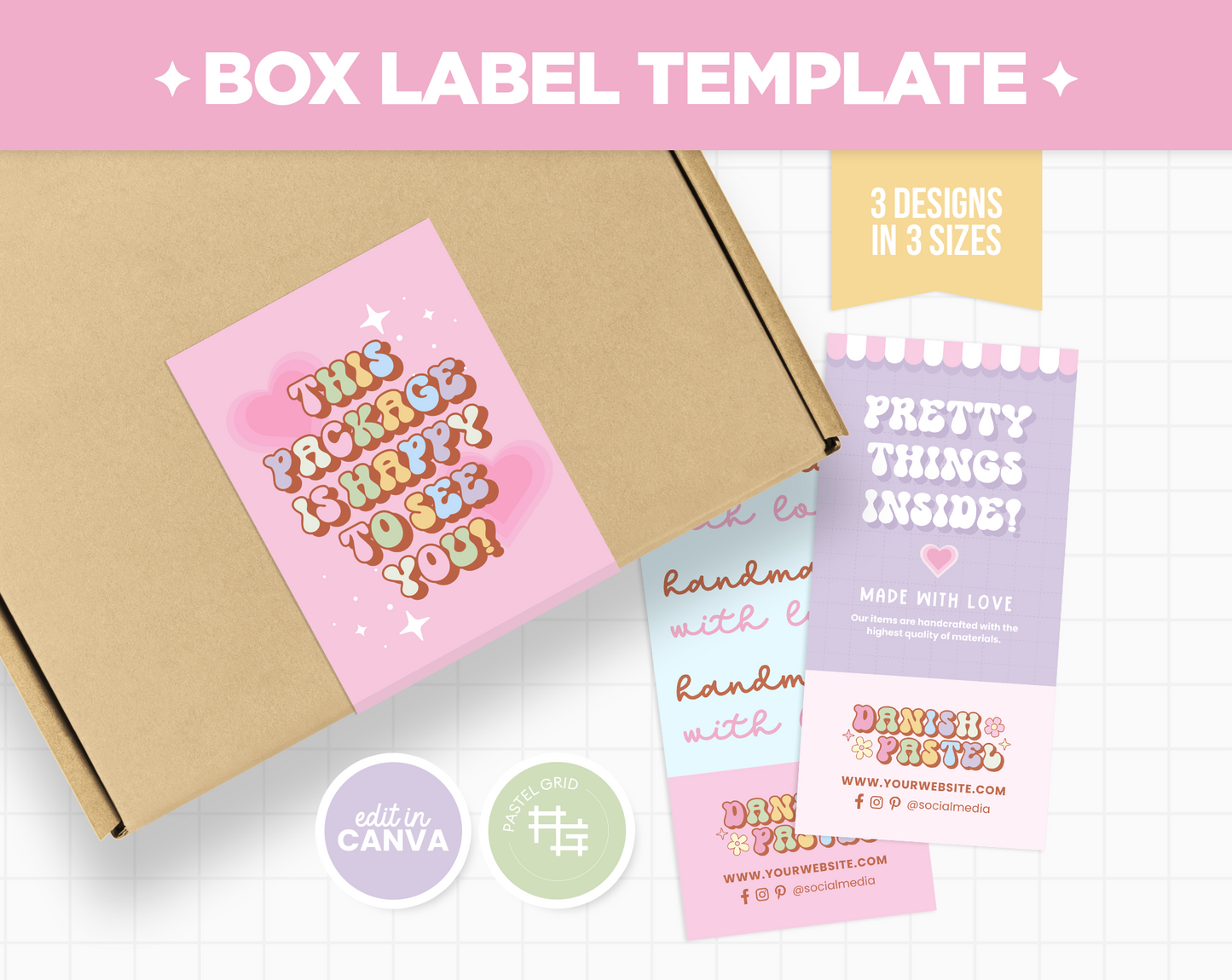 Box Label Template