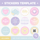 Stickers Template