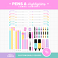 Pens & Highlighters