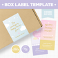 Box Label Template