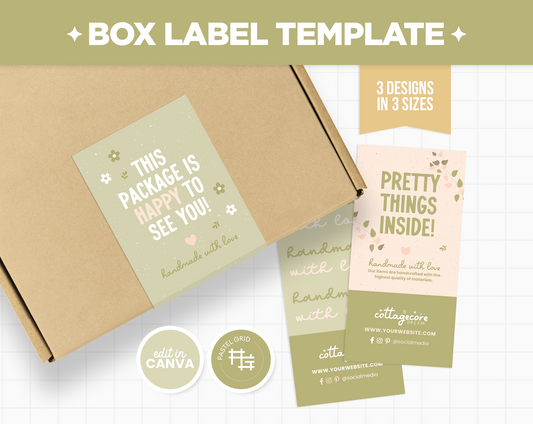 Box Label Template