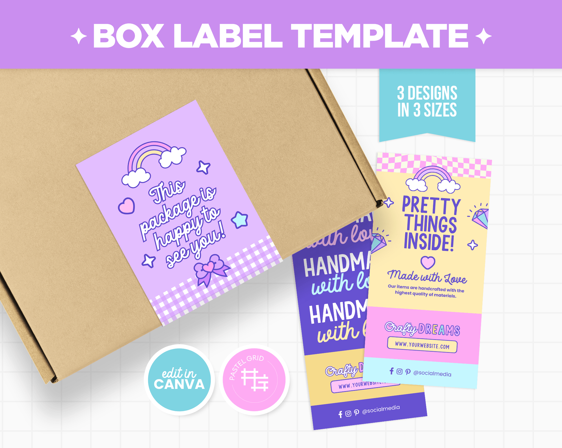 Box Label Template