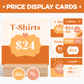 Price Display Cards