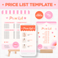 Price List Template