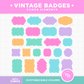 Vintage Badges