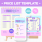 Price List Template
