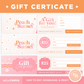 Gift Certificates
