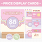 Price Display Cards