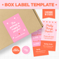 Box Label Template