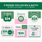 Price Display Cards