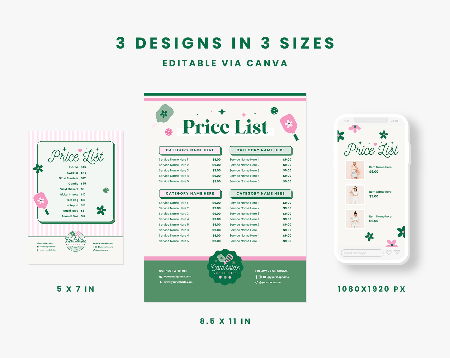 Price List Template