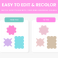 Scalloped Badges