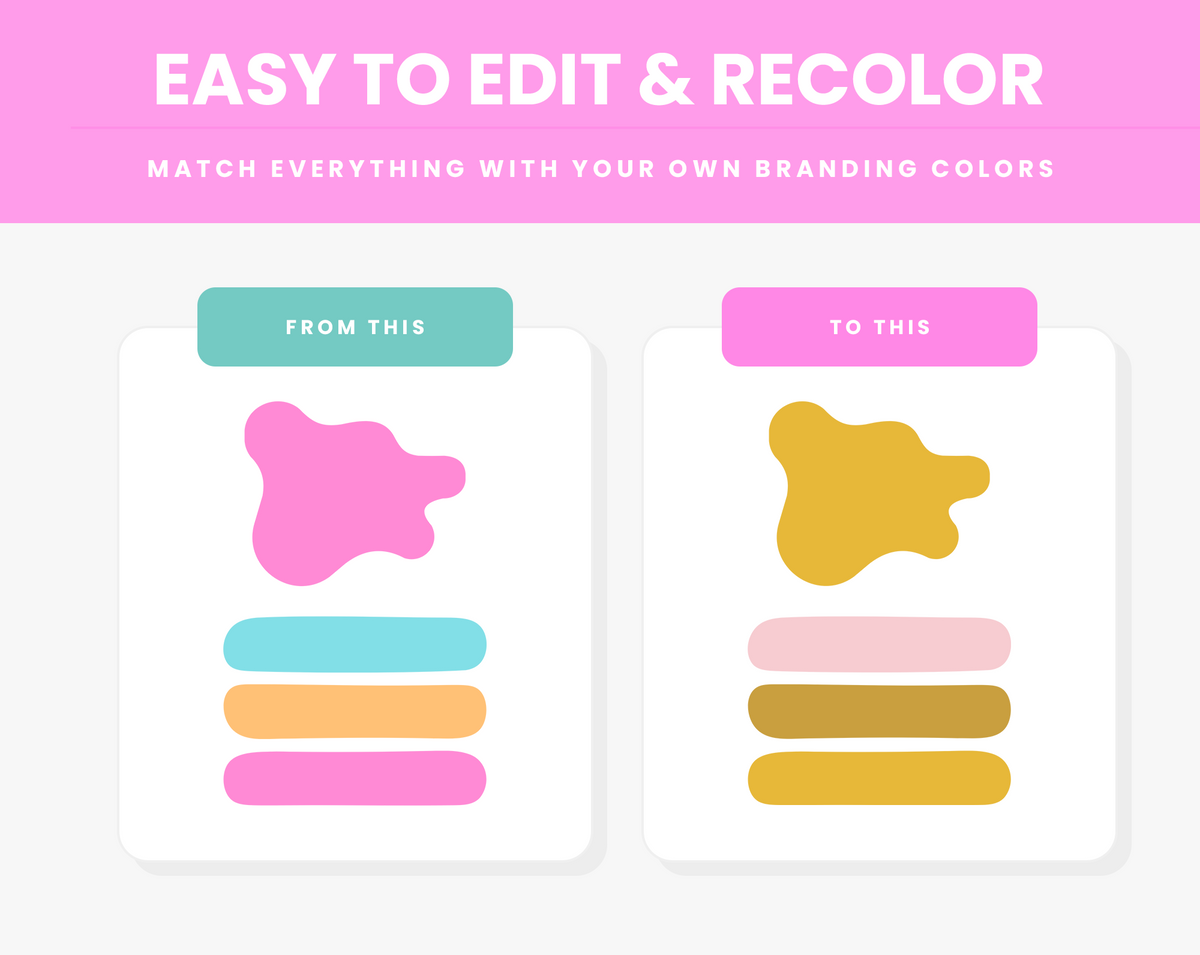 Blobs & Wavy Badges