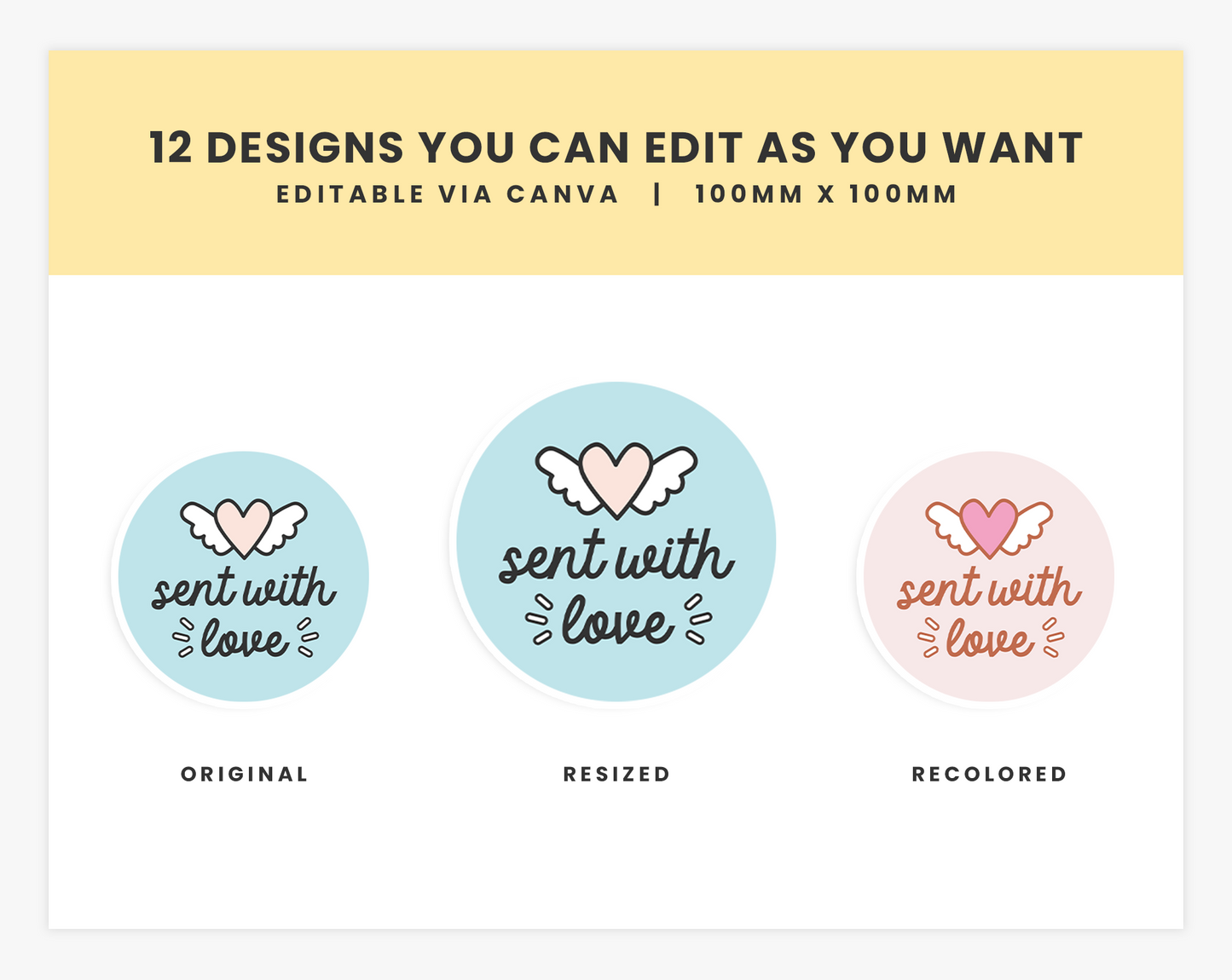 Stickers Template