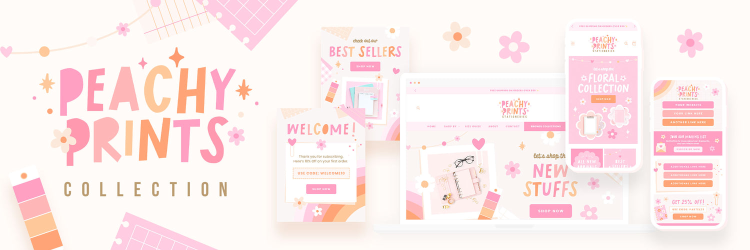 Peachy Prints Collection